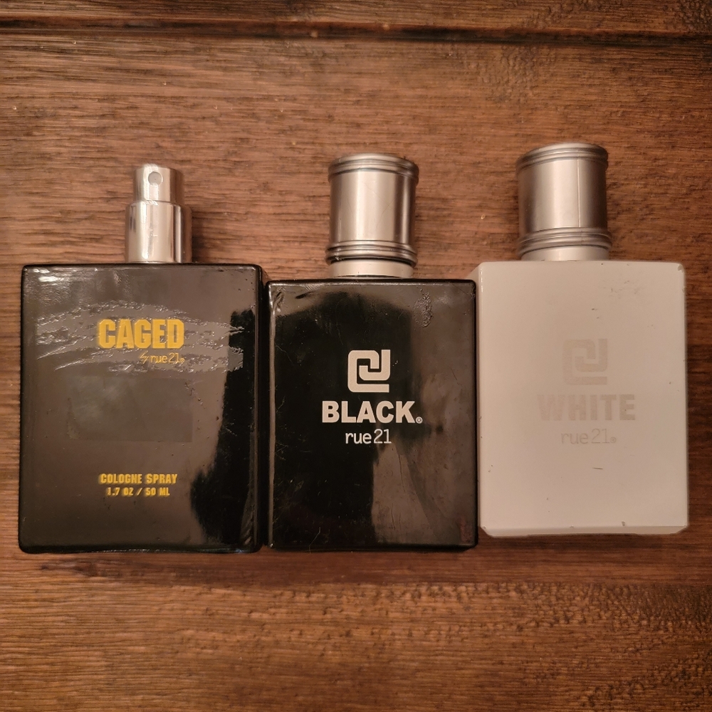 3 bottles mens cologne